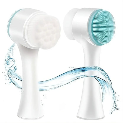 2-in-1 Double-Sided Silicone Face Brush Zexa store