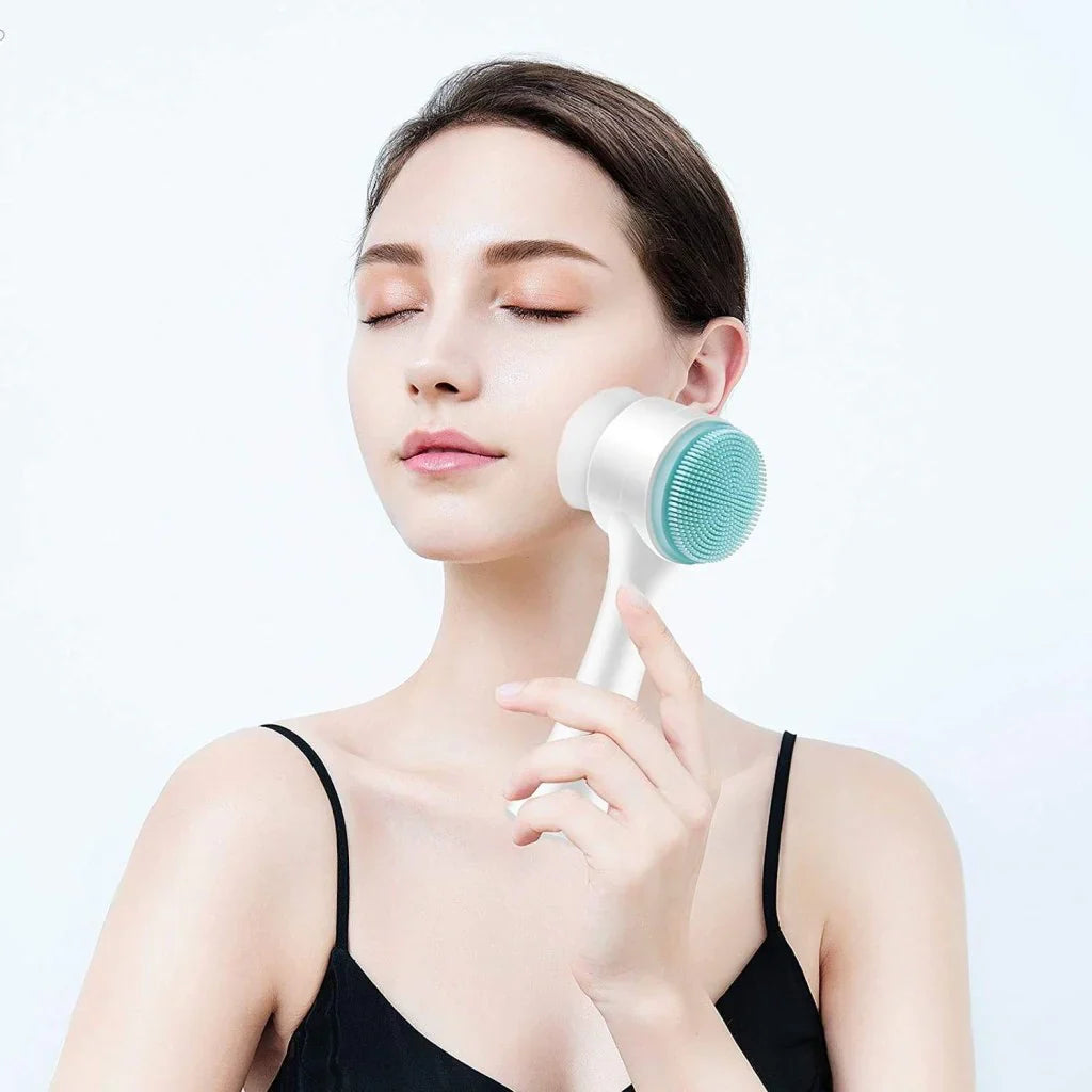 2-in-1 Double-Sided Silicone Face Brush Zexa store