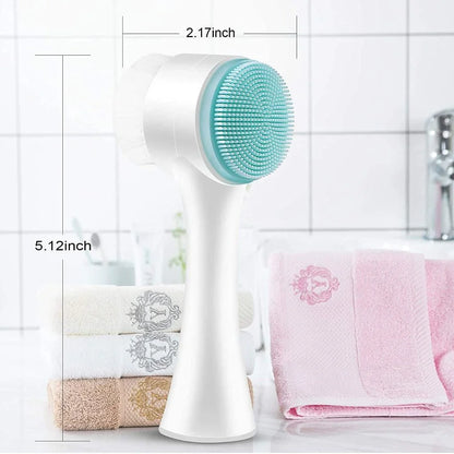 2-in-1 Double-Sided Silicone Face Brush Zexa store